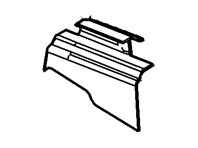 Ford 5R3Z-6361748-CAC Track Cover