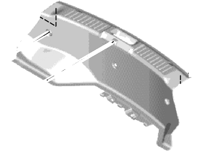 Ford BE8Z-5440374-AA Rear Panel Trim