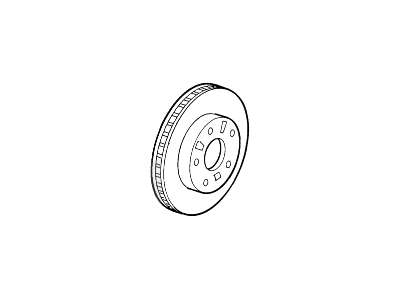 Ford YS8Z-1V125-AA Rotor