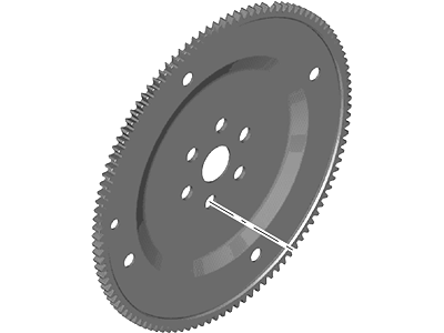 Ford 1S7Z-6375-E FLYWHEEL ASY