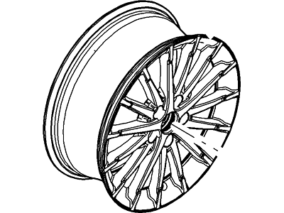 Ford CM5Z-1007-A Wheel, Alloy
