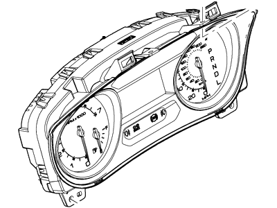 Ford BB5Z-10849-GC Instrument Cluster