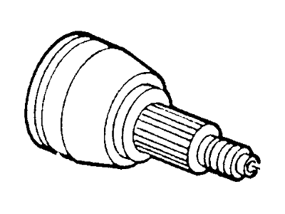 Ford E8OY-3B413-B Outer Joint Assembly