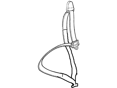 Ford 6W7Z-54611B08-AD Seat Belt Assembly