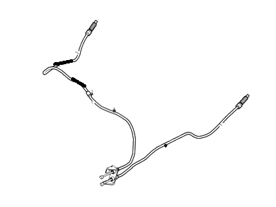 Ford 2C5Z-2A635-AB Rear Cable