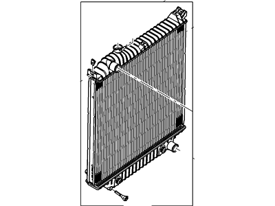 Ford 8L2Z-8005-ACP Radiator Assembly