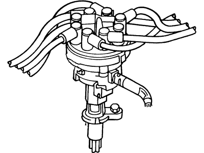 Ford E6AZ-12127-D Distributor Assembly