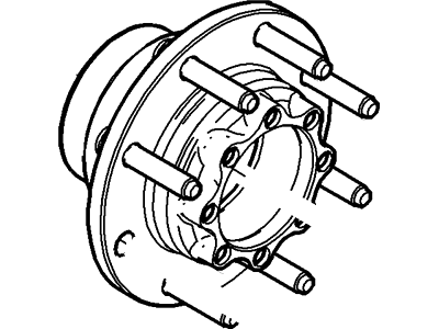 Ford 5C3Z-1109-DA Hub Assembly - Wheel