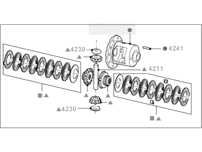 Ford F7UZ-4026-AA Differential