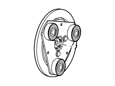 Ford 6C2Z-19D786-A Clutch Plate & Hub Assembly