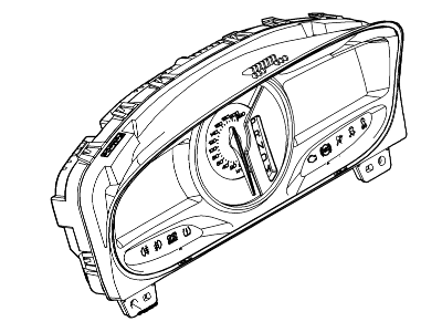 Ford BT4Z-10849-HE Instrument Cluster