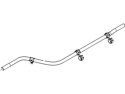 Ford 4C2Z-9S327-AA Vapor Hose