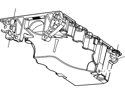 Ford 7T4Z-6675-A Oil Pan