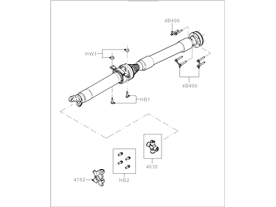 Ford BR3Z-4R602-D Drive Shaft