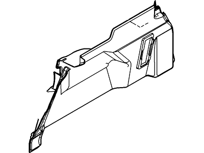 Ford CV6Z-5431148-AA Trunk Side Trim