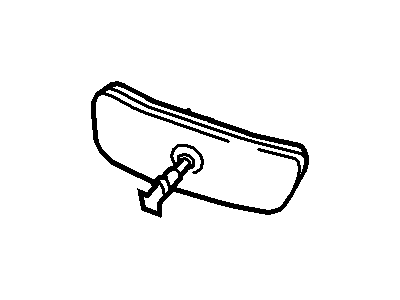 Ford 6U5Z-17700-D Mirror Inside
