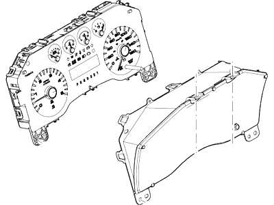 Ford 9C3Z-10849-DZ Instrument Cluster