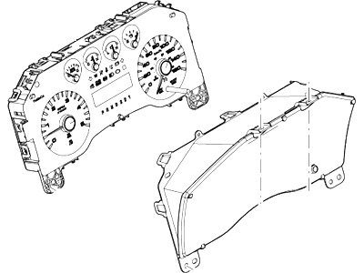 Ford 9C3Z-10849-EJ Instrument Cluster