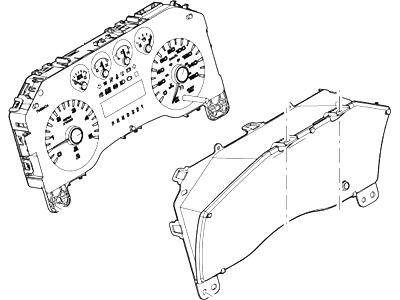 Ford 9C3Z-10849-AA Instrument Cluster