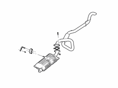 Ford 7W7Z-5230-AA Muffler