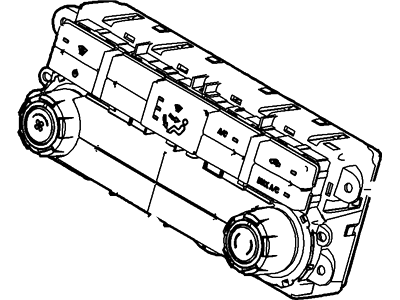 Ford BC3Z-19980-Q Dash Control Unit