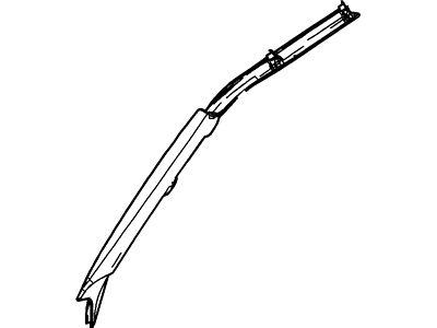 Ford 4L5Z-1003598-BAB Weatherstrip Pillar Trim