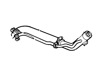 Ford E7TZ-9034-B Filler Pipe