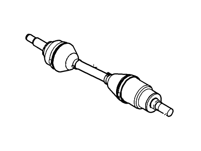 Ford 8A8Z-4K138-A Axle Shaft Assembly