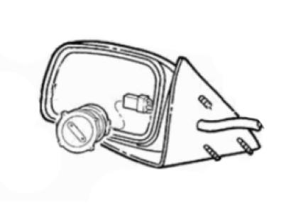 Ford F6AZ-17682-BA Mirror Outside