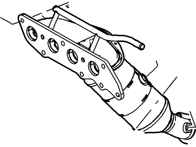 Ford 5S4Z-5G232-A Exhaust Manifold