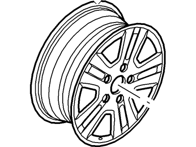 Ford 6E5Z-1007-BA Wheel, Alloy