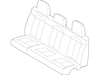 Ford VCC3Z-2663812-B Rear Seat Cover Kit