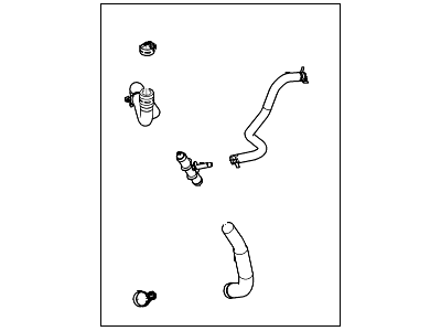 Ford HC2Z-3A713-C Power Steering Return Hose