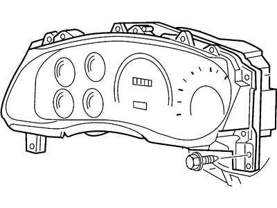 Ford 2C2Z-10849-HA Instrument Cluster