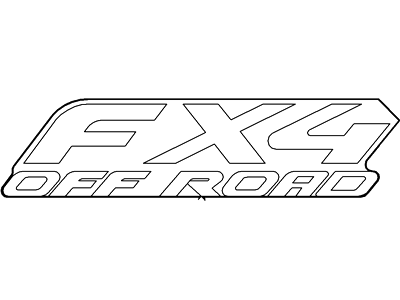 Ford 4L3Z-9925622-AAA Decal