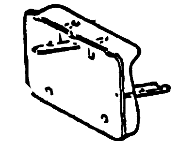 Ford F2TZ-17A385-A License Bracket