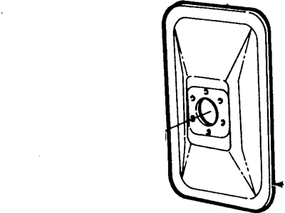 Ford F4UZ-17682-C Mirror Assembly