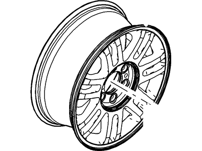 Ford AL3Z-1007-F Wheel, Alloy