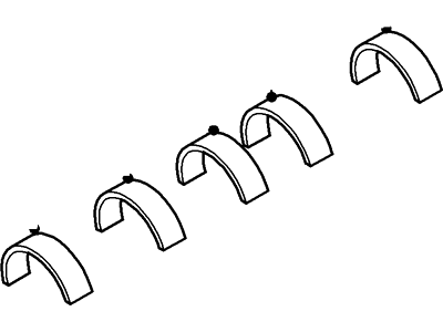 Ford F9AZ-6333-EA Bearing Set