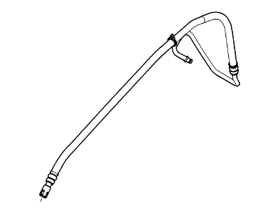 Ford YS4Z-3A713-CA Lower Return Hose