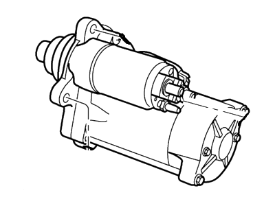 Ford 2C3Z-11002-AA Starter Motor Assembly