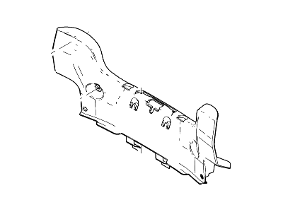 Ford 8R3Z-6345522-CA Rear Trim Panel
