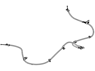 Ford BV6Z-2A603-C Intermediate Cable