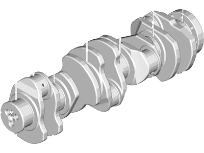 Ford BK3Z-6303-A Crankshaft