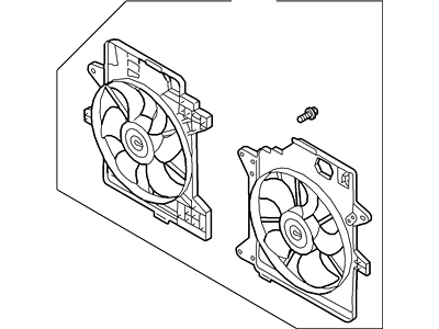 Ford YL8Z-8C607-AA Fan Assembly