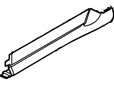 Ford 8A5Z-5410176-BA Front Rocker Molding