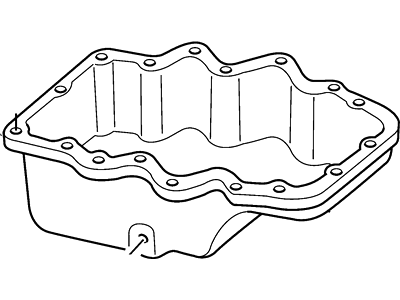 Ford F8CZ-6675-AA Oil Pan