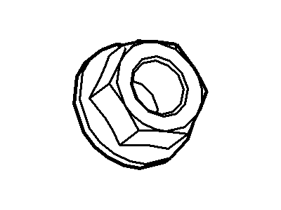 Ford -W705460-S437 Battery Nut