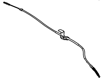 Ford 7C2Z-2A635-B Rear Cable