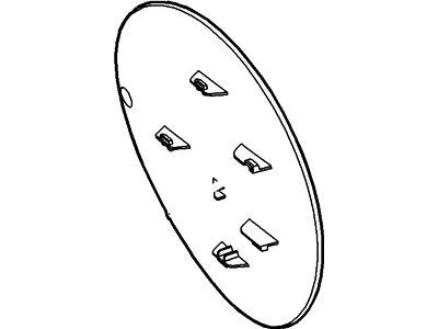Ford BB5Z-78405A26-APTM Fuel Door